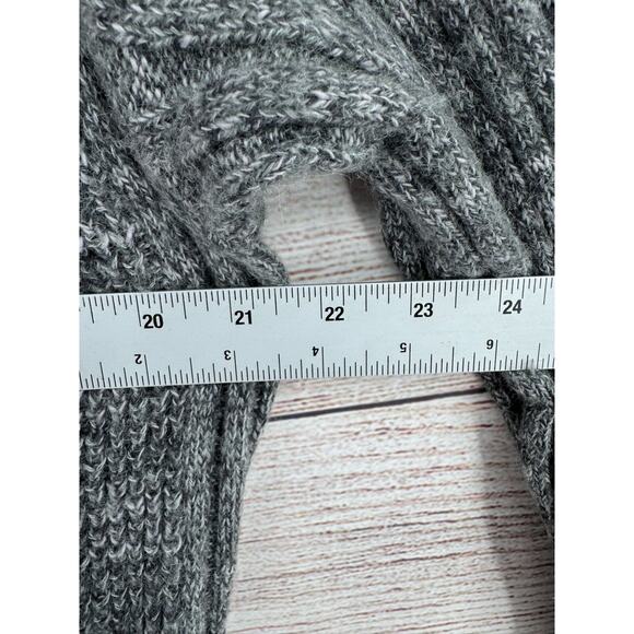 prAna Yunna Moto Zip Duster‎ Cardigan Sweater Women's Medium Gray - Picture 11 of 13